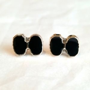 3 for $15 Black Enamel Earrings